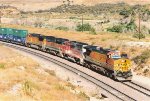 Westbound stack train